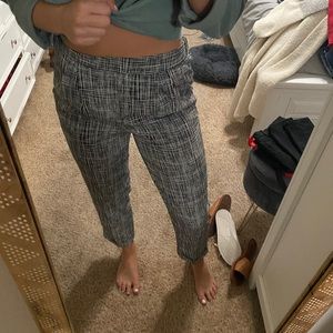 Black and white pants